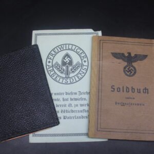 Soldbuch, RAD Pass — “Spieß" in Panzer-Regiment 3 (5x Awards)