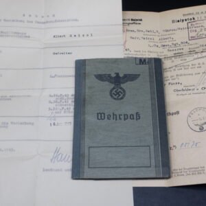 Wehrpass & PKA Award Recommendation Doc —Panzergrenadier-Regiment 304 (gep.)