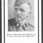 Death Card: Waffen-SS Soldier Eastern Front - October 1944