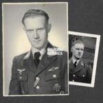 Studioportrait Luftwaffe Officer – Deutsches Kreuz in Gold