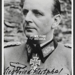 Siegfried Westphal - Operations Officer under Rommel, Chief of Staff under Kesselring & Rundstedt