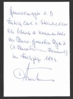 Friedrich-Carl von Steinkeller -Panzergrenadier-Regiment 7 (Kdr. of Div. “Feldherrnhalle”) - Image 2