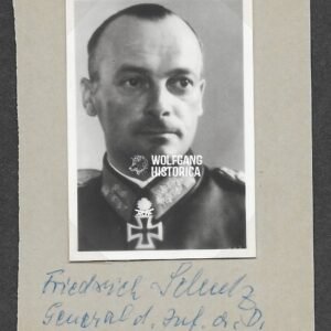 Friedrich Schulz - XXXXIII. AK, III. Panzerkorps & 7. Armee (Schwertern)