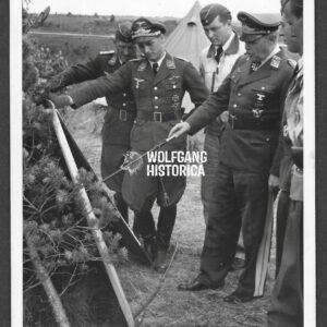 Propaganda Photograph – Generalfeldmarschall Kesselring Visits a Fighter Wing in the East
