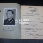 SS Soldbuch – SS-Unterscharführer 9. SS-Panzer-Division "Hohenstaufen" (KIA 1944, Operation Market Garden)