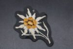 Waffen-SS Edelweiss Cloth Cap Badge - Image 2