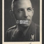 Studioportrait of SA-Brigadeführer is Richard Wagenbauer (Signed!)