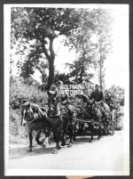 German Press Photo – Ammunition Convoy in Normandy, July 1944