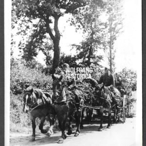 German Press Photo – Ammunition Convoy in Normandy, July 1944