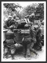 German Press Photo – Goliath Remote-Controlled Demolition Vehicle, July 1944