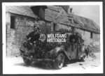 German Press Photo – Observers on Vehicle Watch for Allied Aircraft, Normandy 1944