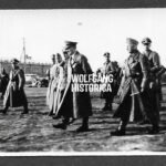 Adolf Hitler with Waffen-SS Officers and GFM Erich von Manstein (?)