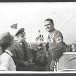 RARE Photo of RUDOLF HESS Greeting at a Public Event