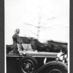 Photograph of Adolf Hitler in his Car