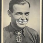 Heinrich Bähr – Jagdgeschwader 51 “Mölders” (Schwertern) (Wartime Signed)