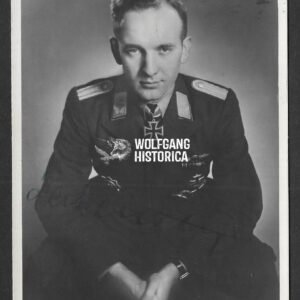Theodor Weissenberger - Jagdgeschwader 5 (Schwertern) (Wartime Signed!)