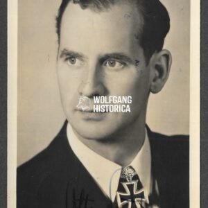 Otto von Bülow – Kommandant of “U-404” (Eichenlaub) (Wartime Signed)
