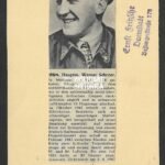 Werner Schröer - Jadgeschwader 27 & 300 (Schwertern) (Wartime Signed)