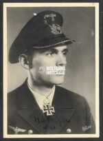 Reinhard Hardegen - Commander of U-123 (Eichenlaub) (Wartime Signed!)