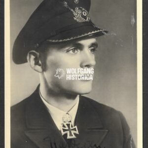 Reinhard Hardegen - Commander of U-123 (Eichenlaub) (Wartime Signed!)