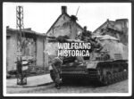 Press Photo – "Ferdinand" in the Ruins of Memel, December 1944