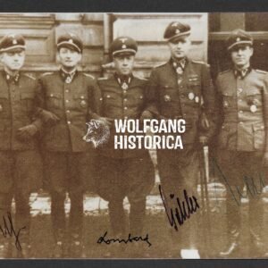 4× Signed Knight’s Cross Holders !! of the 8. SS-Kavallerie-Division “Florian Geyer”