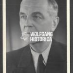 Extremely Rare Postwar Signed Portrait of Friedrich Paulus – Dedicated to General Karl Hollidt (1955)