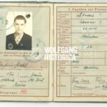 Rare KIA Wehrpass – "Brandenburg" Special Operations Soldier