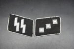 Seldom Encountered Pair of Flemish Waffen-SS Collar Tabs