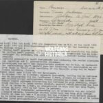 Post-War Dutch Judicial Index Card – Landwacht Commander (Winschoten)