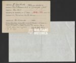Post-War Dutch Judicial Index Card – Landwacht Commander (Winschoten) - Image 2