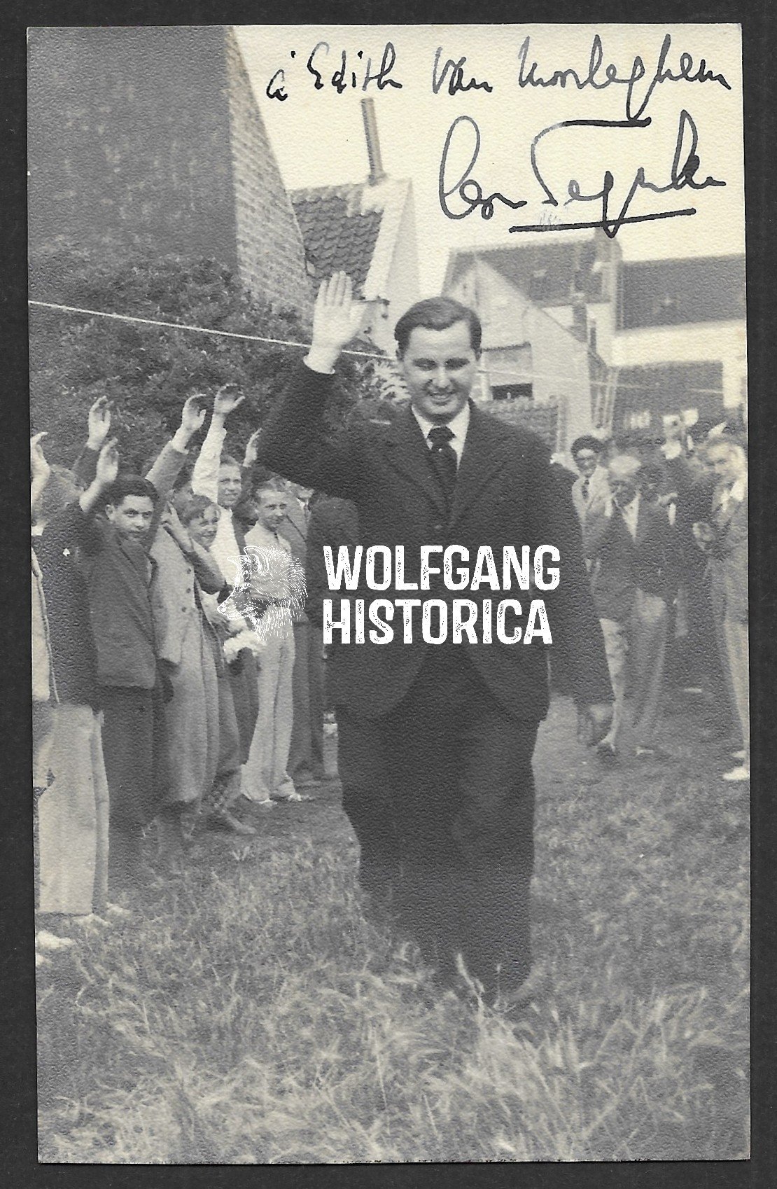 Foto_2025-12-12_120757 Pre-War Private Photograph – Léon Degrelle – Personally Signed, c. 1938–1939 - Image 1