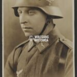 Studioportrait Luftwaffe Soldier wearing helmet (with decal)