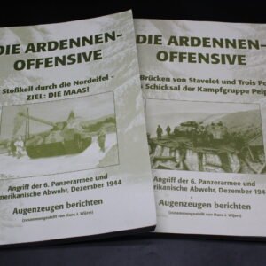 Set of 2 Books: Hans J. Wijers - Die Ardennen-Offensive - Kampfgruppe Peiper & Ziel: Die Maas