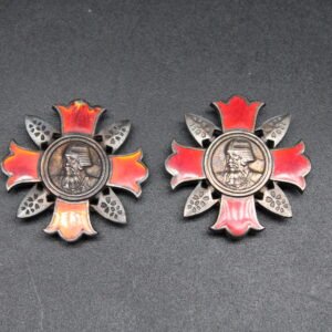 Set of Two Japanese Wound Badges – Combat & Non-Combat Variant (!)