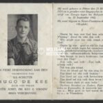 Death Card - Flemish W-SS Volunteer of SS-Infanterie-Regiment "Nordland"