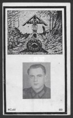 Death Card Panzergrenadier-Regiment 304 KIA Normandy