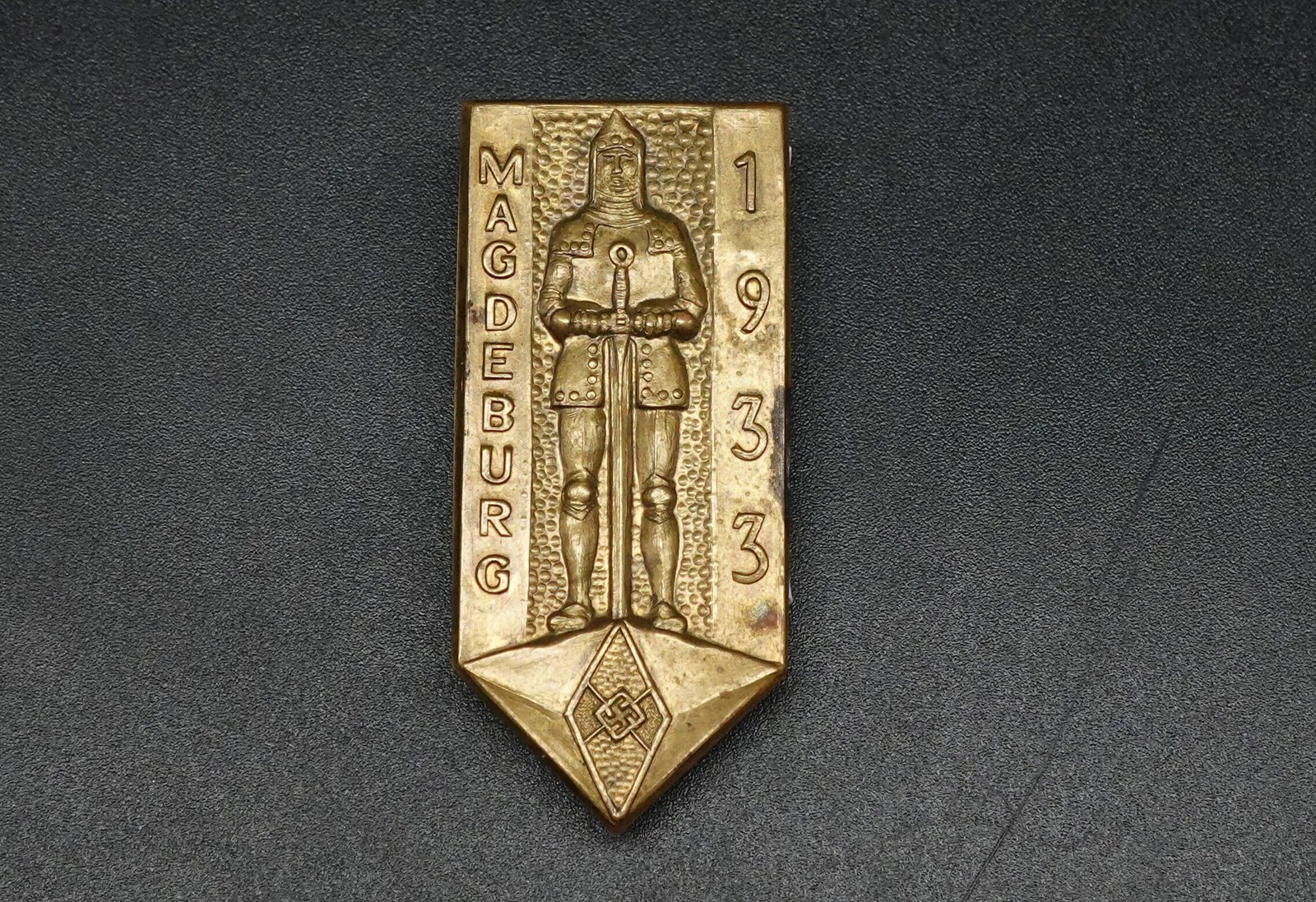 DSC09292 Hitlerjugend "Magdeburg 1933" Badge - Image 1