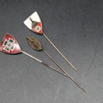 3x NSKOV (Nationalsozialistische Kriegsopferversorgung) Stickpins
