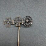 Miniature EK1, EK2 and VWA Schwarz Stickpin