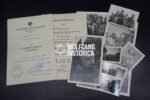 Battle of Kovel 1944 – RARE Photo & Document Set (Signed by Gille as Kdr. "Festen Platzes Kowel"!)
