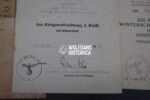 2x Award Docs: KVK2X & Ostmedaille (Signature of Freiherr von und zu Gilsa (RK+EL!)) - Image 2