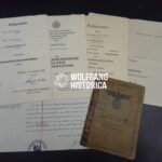 KIA WWII Medic’s Soldbuch & Award Docs – KIA April 1945 - Marine-Schützen-Bataillon 123!
