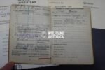KIA WWII Medic’s Soldbuch & Award Docs – KIA April 1945 - Marine-Schützen-Bataillon 123! - Image 6