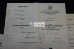 KIA WWII Medic’s Soldbuch & Award Docs – KIA April 1945 - Marine-Schützen-Bataillon 123! - Image 15