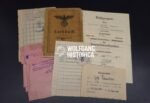 Exceptional WWII Sniper Soldbuch (with Provenance!) – Regiment "Feldhernnhalle" (Face Mask, Sniper Rifle, Sniper School etc.)