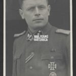 Photograph of Untersturmführer with Totenkopf Collar Tab