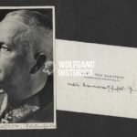 Erich von Manstein Signed Postcard & Personal Dedication Card