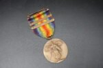 US WWI "Victory Medal" with 2 Frontbars "Aisne-Marne" & "Defensive Sector"