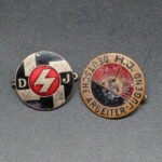 Lot of two lightly damaged HJ/DJ Badges (Cheap!)